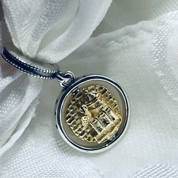 ⚡✨ NWOT Hedwig Owl & Platform 9¾ Spinning Charm – Harry Potter, 925 Silver 🦉 - Picture 4 of 15